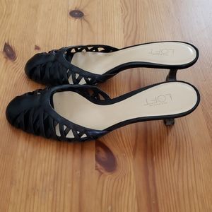 Ann Taylor LOFT Kitten Heel Sandals